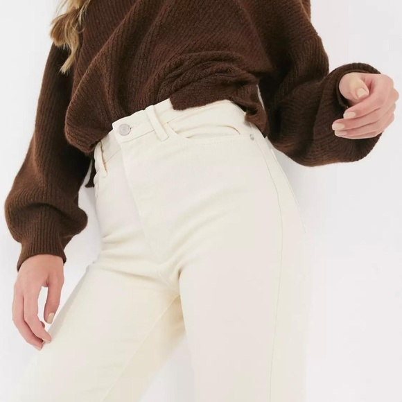 White Jeans Stradivarius slim mom jean - Picture 2 of 4